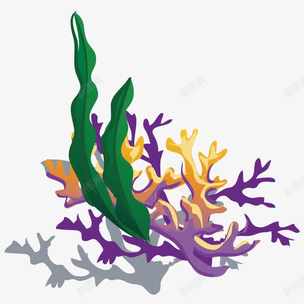 卡通深海珊瑚png免抠素材_新图网 https://ixintu.com 卡通 植物 深海 珊瑚