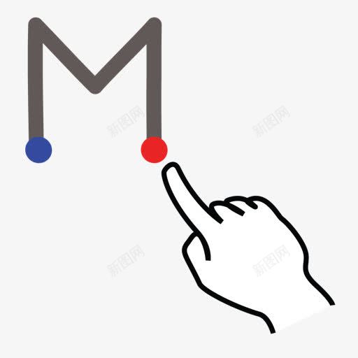 gestureworks信M脑png免抠素材_新图网 https://ixintu.com Gestureworks M gestureworks letter m stroke uppercase 信 大写字母 脑卒中