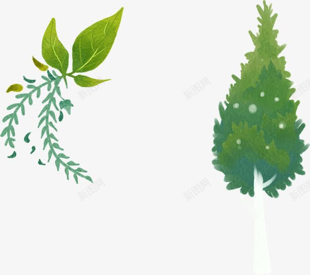 绿色清新植物创意景观png免抠素材_新图网 https://ixintu.com 创意 景观 植物 清新 绿色
