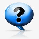 聊天常见问题解答问题谈icon图标png_新图网 https://ixintu.com chat faq question talk 常见问题解答 聊天 谈 问题