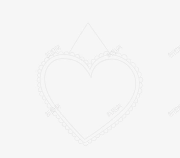 爱心画框png免抠素材_新图网 https://ixintu.com 卡通 爱心 画框