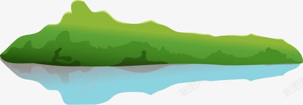 绿色春天树林湖面美景png免抠素材_新图网 https://ixintu.com 春天 树林 湖面 绿色 美景