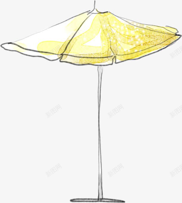 绘画太阳伞休闲区png免抠素材_新图网 https://ixintu.com 休闲 绘画 阳伞