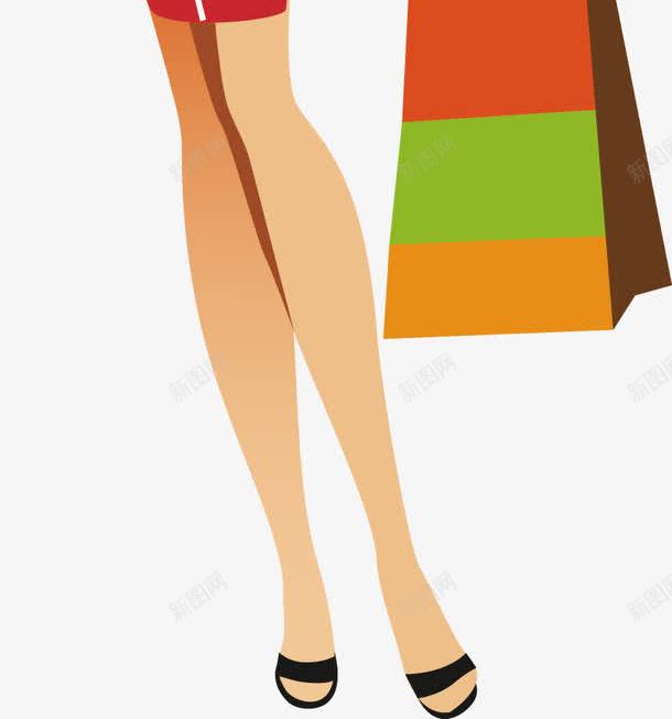 逛街的人png免抠素材_新图网 https://ixintu.com 卡通 大富婆 完美富婆 富婆 小富婆 逛街