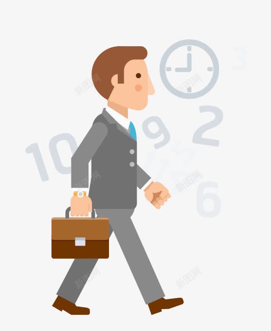 上班的男子png免抠素材_新图网 https://ixintu.com 上班 人物 人物插画 卡通人物 卡通人物素材 商务人物 插画 男子