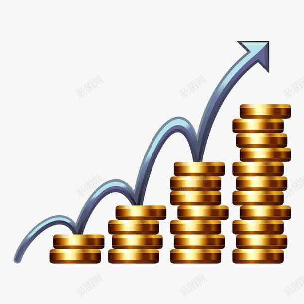 金币跳跃png免抠素材_新图网 https://ixintu.com 柱形 素材 财富 金色