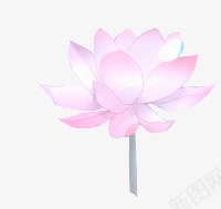 水彩画荷花手绘国画png免抠素材_新图网 https://ixintu.com 国画 水彩画 荷花