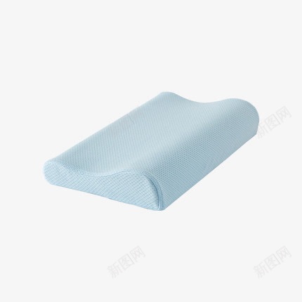 MUJI儿童可调节记忆枕图标png_新图网 https://ixintu.com MUJI制造 产品实物 儿童枕 浅蓝色 高度可调