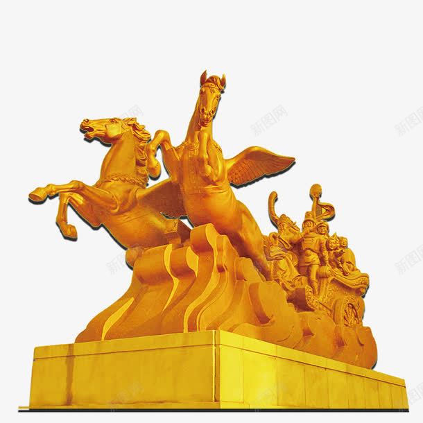 马群png免抠素材_新图网 https://ixintu.com 动物 小马 马儿