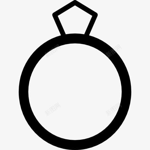 戒指宝石图标png_新图网 https://ixintu.com 宝石 形状 戒指 石 符号 详细的图标
