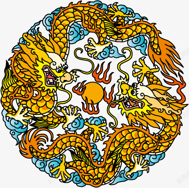 龙png免抠素材_新图网 https://ixintu.com 中国风 古代传说 龙