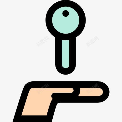 房间的钥匙图标png_新图网 https://ixintu.com 宿舍房间的钥匙 访问 酒店