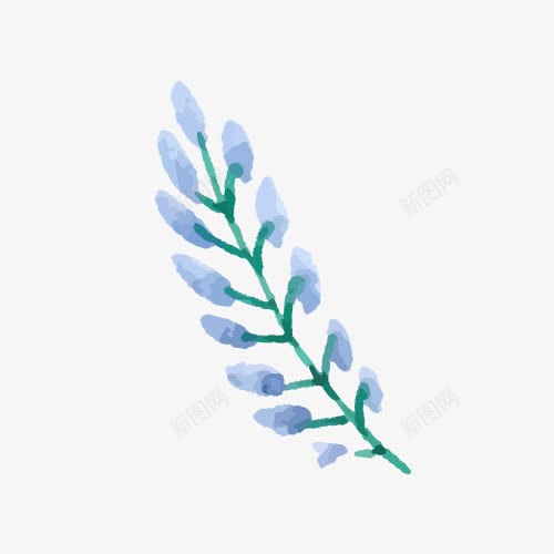 油画薰衣草png免抠素材_新图网 https://ixintu.com 双十二 树叶 油画 薰衣草