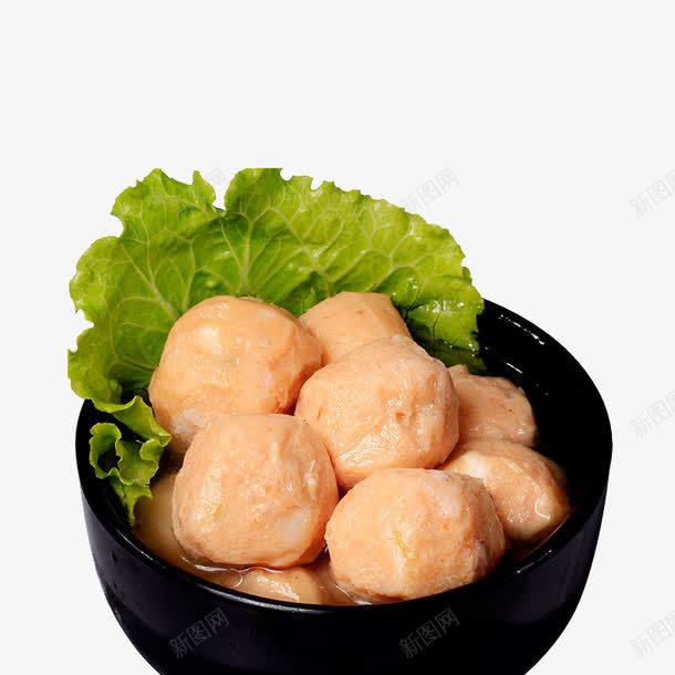 潮汕八计虾丸png免抠素材_新图网 https://ixintu.com 产品实物 原味鲜虾 爽滑无比 真材实料