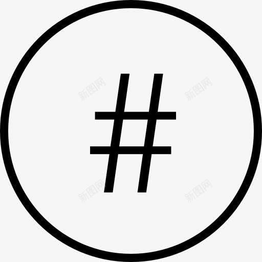数字圆形按钮图标png_新图网 https://ixintu.com 圆形按钮 按钮 数字 界面 符号 薄圆