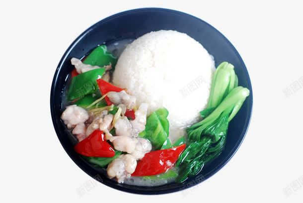 青椒牛蛙盖浇饭png免抠素材_新图网 https://ixintu.com 产品实物 盖浇饭 美食 菜谱