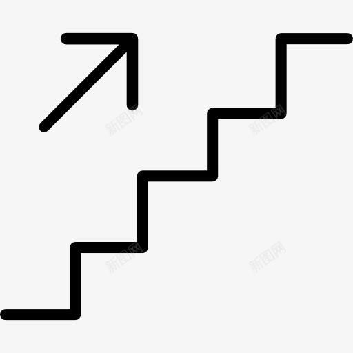 楼梯图标png_新图网 https://ixintu.com 地板 栏杆 楼梯