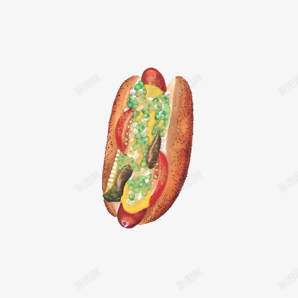 美味的三明治png免抠素材_新图网 https://ixintu.com 三明治 点心 美味 食物