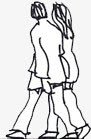 黑色人物行走png免抠素材_新图网 https://ixintu.com 人物 行走 设计 黑色