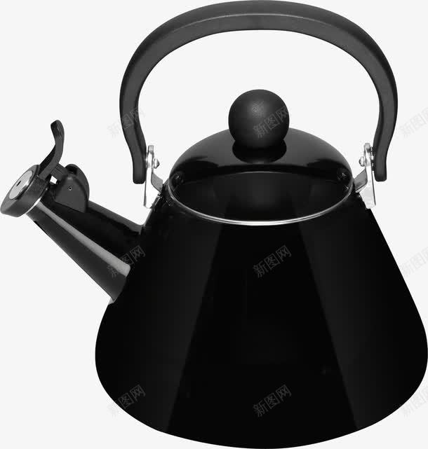 黑色烧水壶png免抠素材_新图网 https://ixintu.com 水壶 泡茶 烧水壶 茶壶