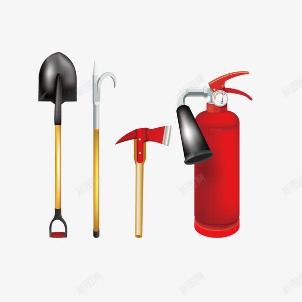 消防工具png免抠素材_新图网 https://ixintu.com png素材 消防工具 锄头