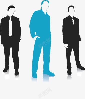 成功商人矢量图eps免抠素材_新图网 https://ixintu.com 三个 商人 成功人士 矢量图