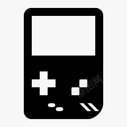 游戏机黑色默认图标png_新图网 https://ixintu.com gameboy 游戏机