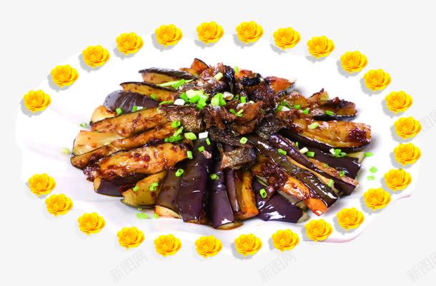 烧茄子png免抠素材_新图网 https://ixintu.com 产品实物 烧茄子 美食 蔬果 餐饮