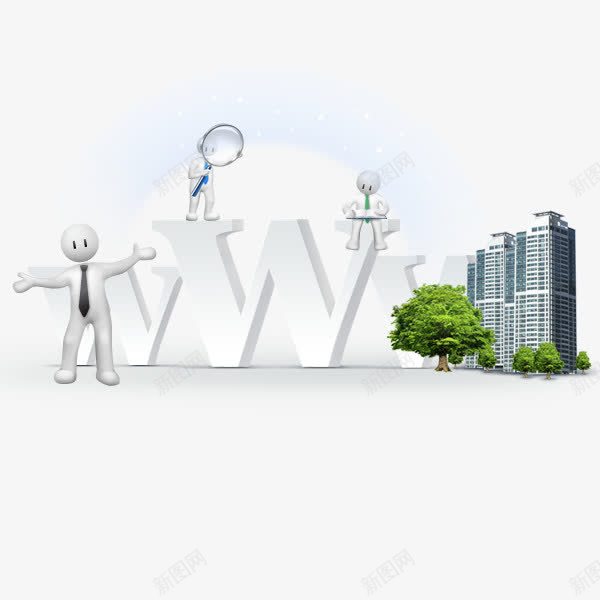 网页科技电子png免抠素材_新图网 https://ixintu.com www 城市 科技电子 立体小人