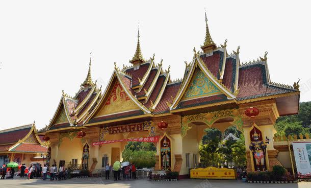云南勐泐大佛寺景区png免抠素材_新图网 https://ixintu.com 云南勐泐大佛寺 云南勐泐大佛寺景区 旅游景区 著名景点