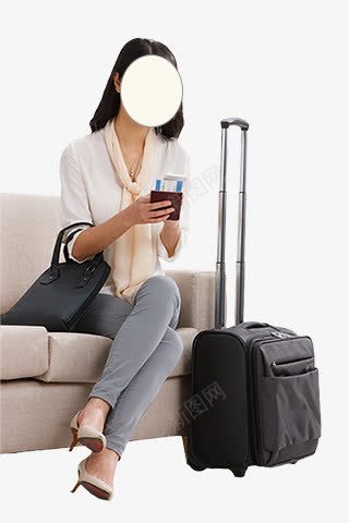 美女出差png免抠素材_新图网 https://ixintu.com 出差的美女 商务素材 职场生活