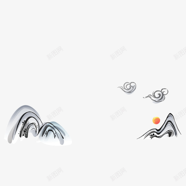 古代水墨画矢量图ai免抠素材_新图网 https://ixintu.com 古代 水墨画 素材 矢量图