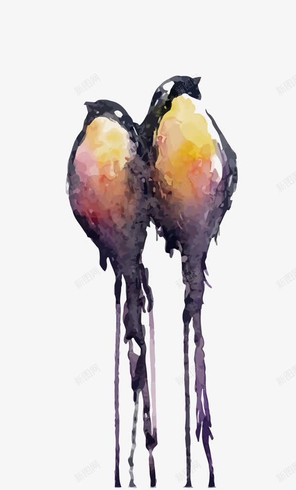 水彩鸟png免抠素材_新图网 https://ixintu.com PNG图片 PNG图片素材 PNG素材 PNG素材免费下载 手绘 水彩 鸟