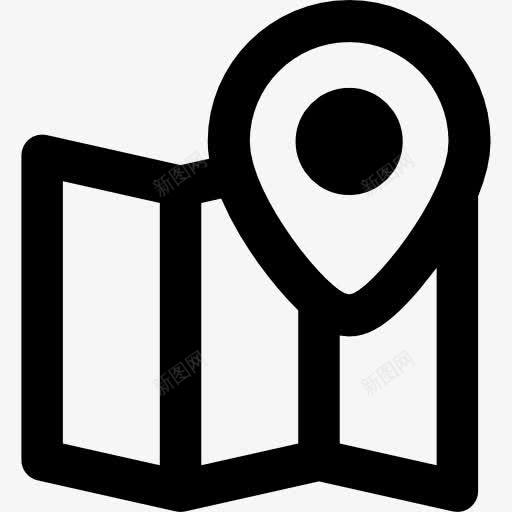 在地图图标png_新图网 https://ixintu.com 地图 地图上的位置 地图定位 地图指针 引脚图 接口 预留位置