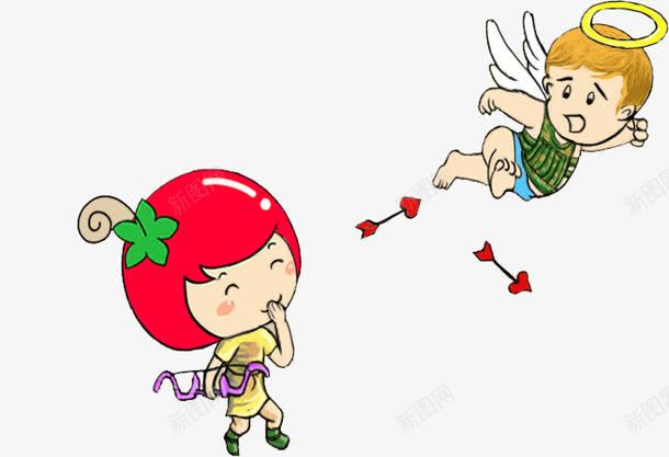 动画情人节你的丘比特之箭png免抠素材_新图网 https://ixintu.com 丘比特 动画 情人节