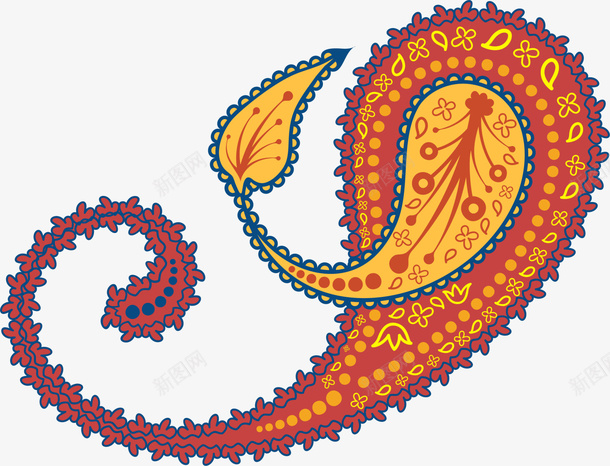 橙色花边图案png免抠素材_新图网 https://ixintu.com 不规则图形 几何图案 树叶花纹 橙色花边 波形花纹 装饰图案