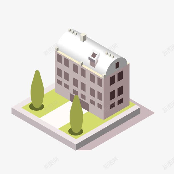 案城市住宅png免抠素材_新图网 https://ixintu.com 住宅 图案 城市 建築