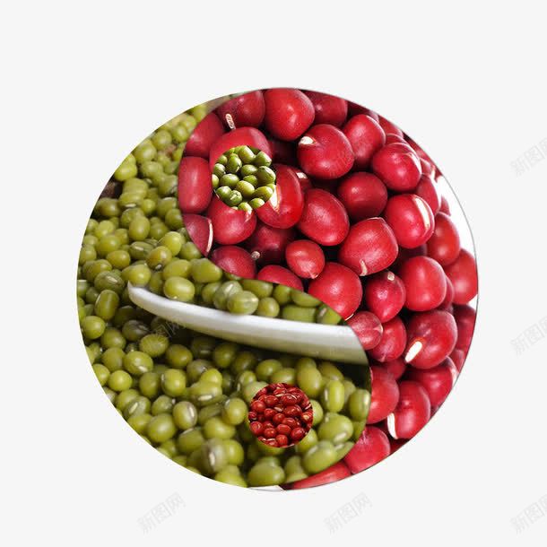绿豆红豆png免抠素材_新图网 https://ixintu.com 健康 有机 绿色 营养