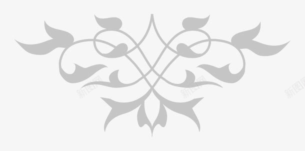 白色花纹h免费png免抠素材_新图网 https://ixintu.com 白色 缠绕 花纹