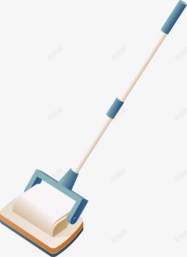 手绘拖把矢量图ai免抠素材_新图网 https://ixintu.com 工具 手绘 拖把 矢量图