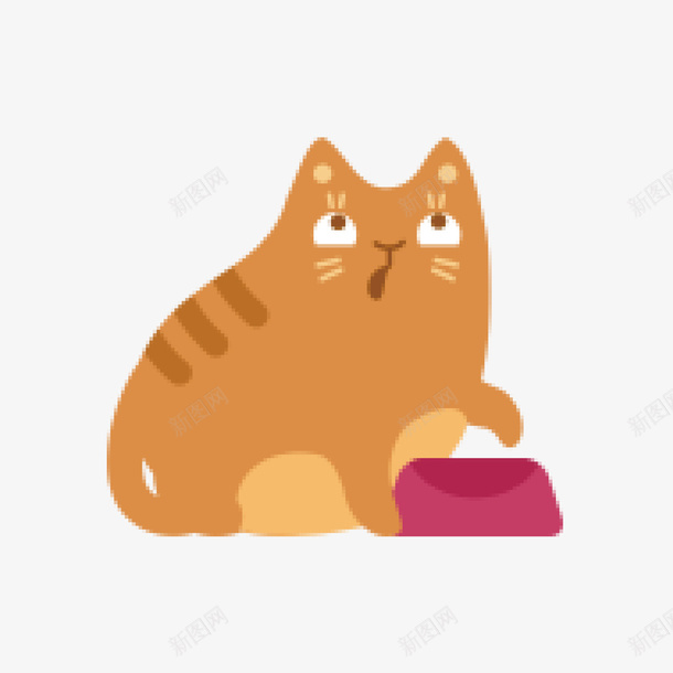 手绘卡通猫矢量图ai免抠素材_新图网 https://ixintu.com 卡通 手绘 猫 矢量图