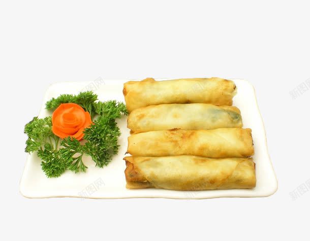油炸春卷png免抠素材_新图网 https://ixintu.com 春卷 美味 食物 餐饮