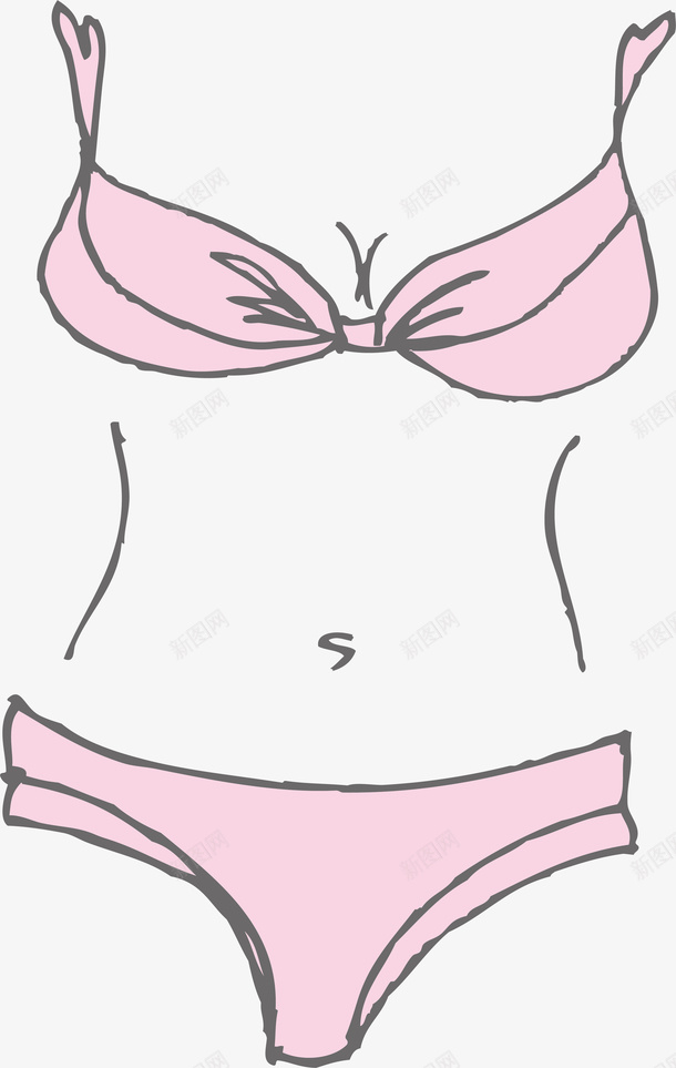 精美女士内衣矢量图ai免抠素材_新图网 https://ixintu.com 内衣 卡通 女士内衣 女士装饰 胸罩 矢量图