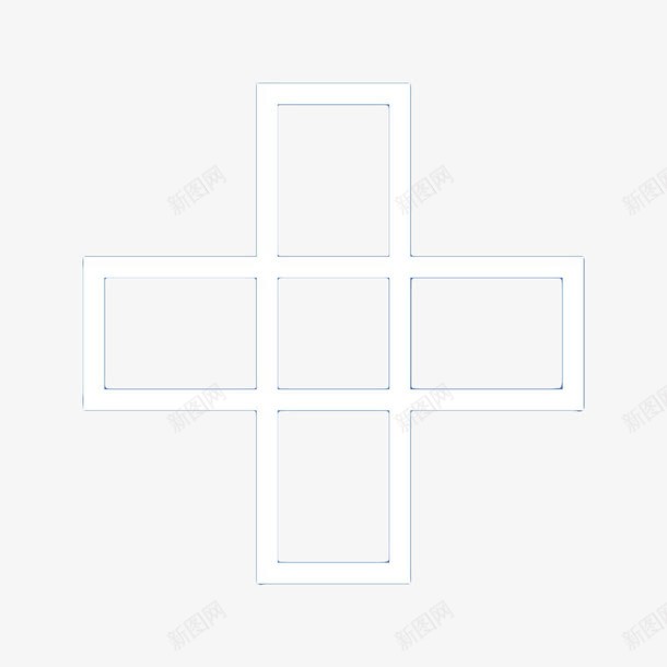 手绘白色加号架子png免抠素材_新图网 https://ixintu.com 加号 手绘 架子 白色 白色加号 符号