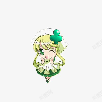 小美女png免抠素材_新图网 https://ixintu.com 卡通 卡通人物 可爱 小人