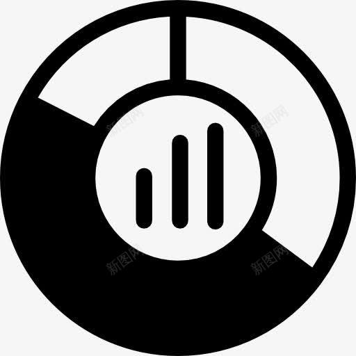 在一个圆饼图图标png_新图网 https://ixintu.com SEO全 商业 圆 平面 百分比 统计 饼 饼图