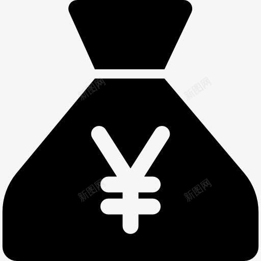 日元的钱袋子图标png_新图网 https://ixintu.com 包 商业 商务 日元 生意 财政 货币 金钱 钱包