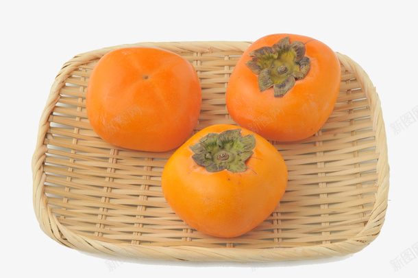 一盘柿子png免抠素材_新图网 https://ixintu.com 一盘柿子 柿子 柿子正面图 水果图片 高清柿子图片