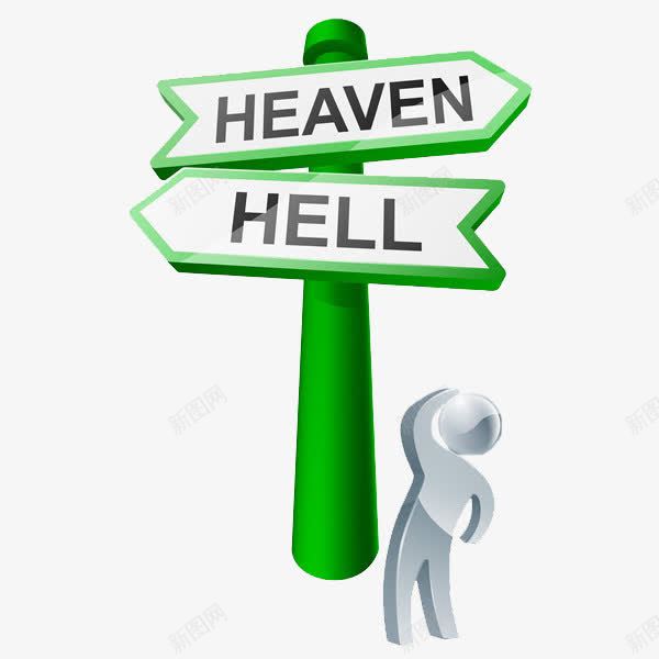 迷失的人png免抠素材_新图网 https://ixintu.com 卡通 手绘 指路牌 疑问的 简笔 绿色的 迷茫的 迷茫的人