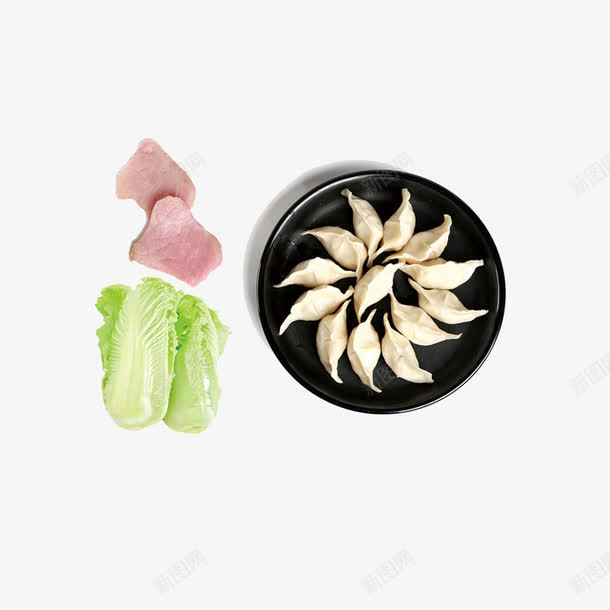 猪肉白菜水饺psd免抠素材_新图网 https://ixintu.com 水饺 猪肉 白菜 食物